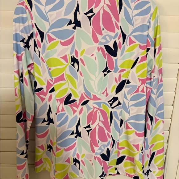 🍀 3 items for $30 🍀Tommy Bahama Multicolor quarter zip Golf Shirt - Picture 3 of 4